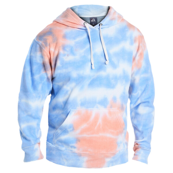 Men's Tie-Dyed Fleece Hooded Sweatshirt Thumbnail