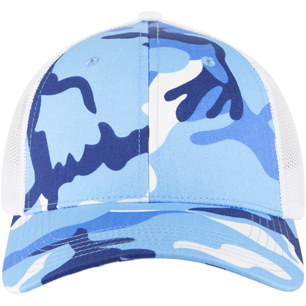OTTO CAP® Camouflage 6 Panel Low Profile Mesh Back Trucker Hat Thumbnail