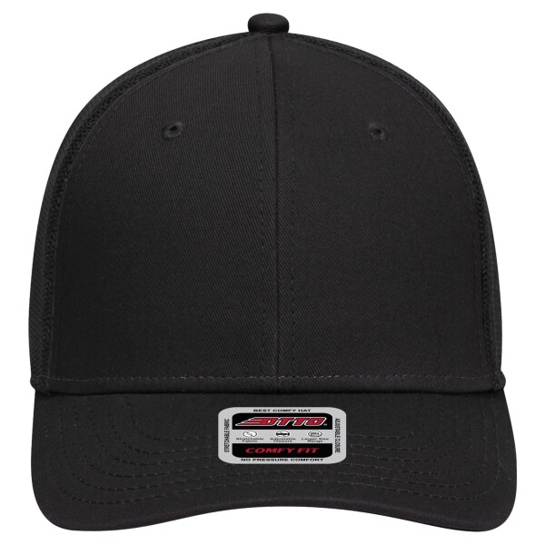 OTTO CAP® OTTO COMFY FIT® 6 Panel Low Profile Mesh Back Trucker Hat Thumbnail