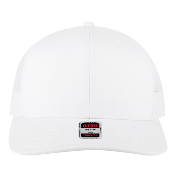 OTTO CAP® 6 Panel Mid Profile Mesh Back Trucker Hat Thumbnail