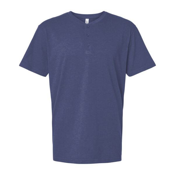 Unisex CVC Henley Tee Thumbnail