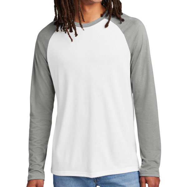 Unisex Tri Blend Long Sleeve Colorblock Raglan Thumbnail