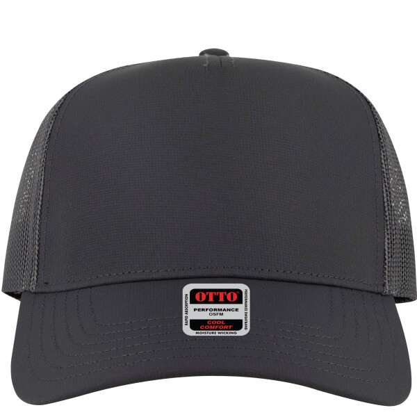 OTTO CAP® 5 Panel Mid Profile Mesh Back Trucker Hat Thumbnail