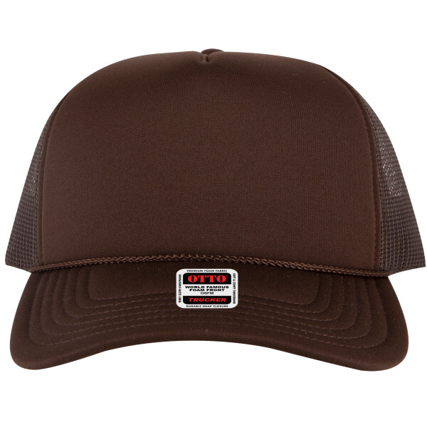OTTO CAP® 5 Panel High Crown Mesh Back Trucker Hat Thumbnail