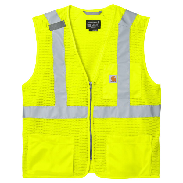 Ansi Class 2 Mesh Zip Front Vest Thumbnail