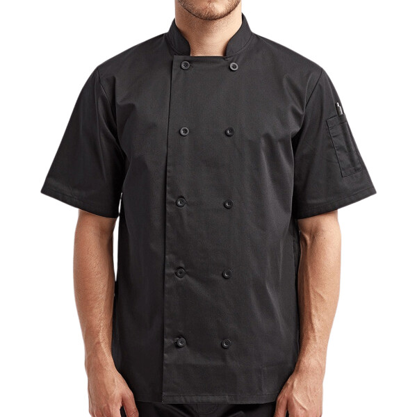 Unisex Short Sleeve Recycled Chef Coat Thumbnail