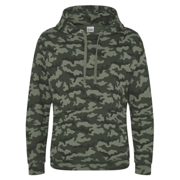 Unisex Camo Hooded Sweatshirt Thumbnail