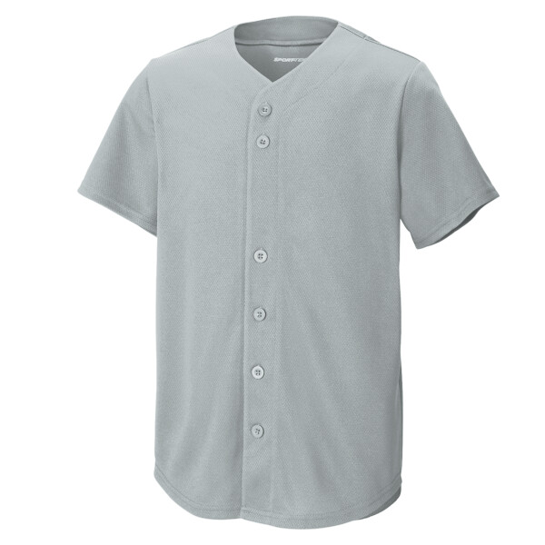 Youth PosiCharge ® Tough Mesh Full Button Jersey Thumbnail