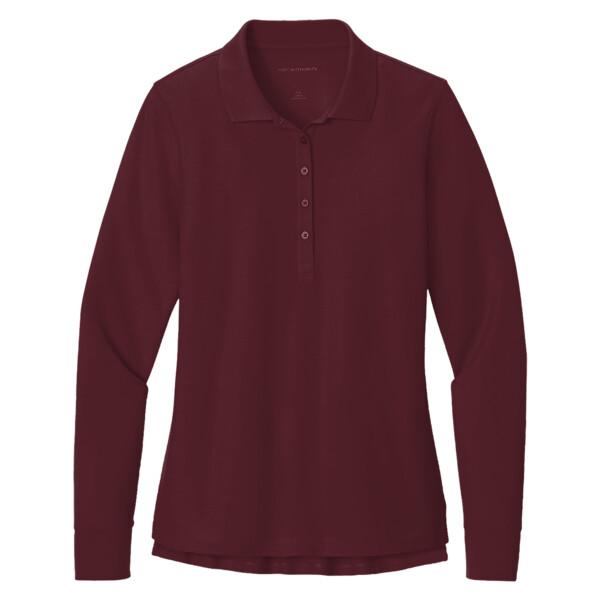 Women's Wearever Signature Pique Long Sleeve Polo Thumbnail