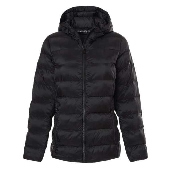 Women's Lightweight Poly-filled Hooded Puffer Jacket Thumbnail