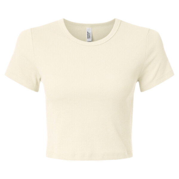 Women's Baby Rib Cropped Tee Thumbnail
