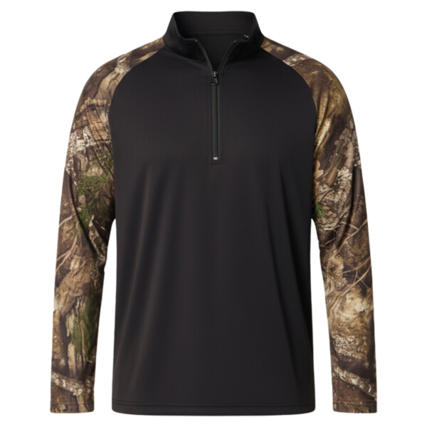 Unisex Realtree® Performance Colorblocked Quarter-Zip Pullover Thumbnail