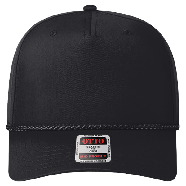 OTTO CAP® 5 Panel Mid Profile Baseball Cap Thumbnail