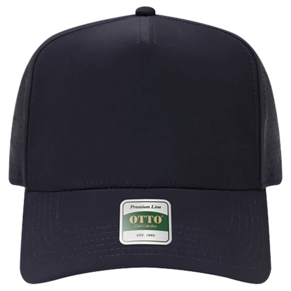 OTTO CAP® Club Collection 5 Panel Mid Profile Perforated Cap Thumbnail