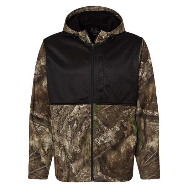 Unisex Realtree® Performance Colorblocked Full-Zip Hooded Sweatshirt Thumbnail