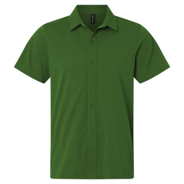 Men's Pro-Flex Sorona® Button Down Short Sleeve Shirt Thumbnail