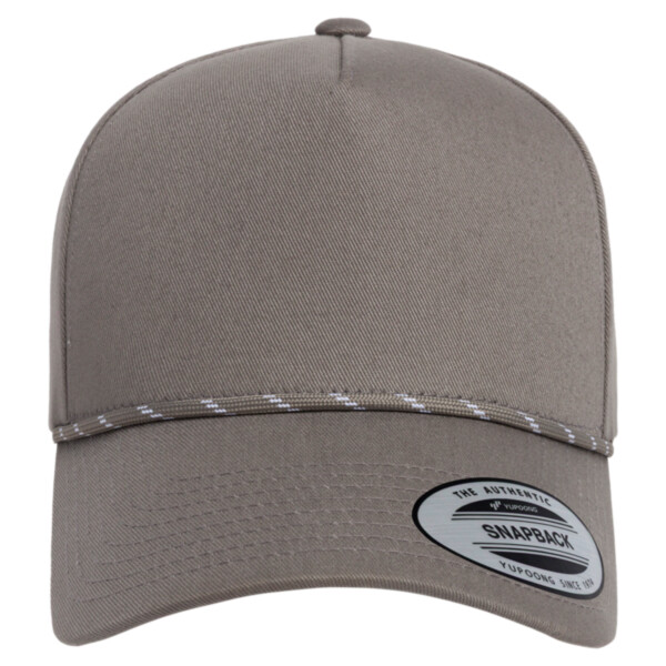 Retro Cotton Blend Five-Panel Rope Cap Thumbnail