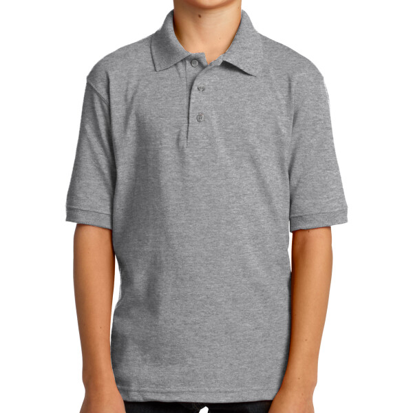 Youth Core Blend Jersey Knit Polo Thumbnail