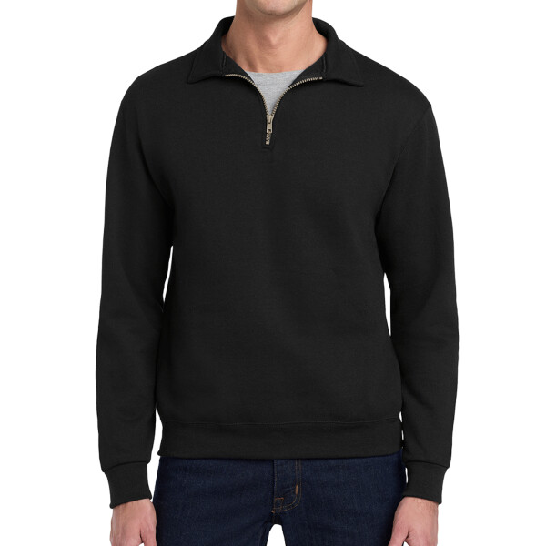 Super Sweats ® NuBlend ® 1/4 Zip Sweatshirt with Cadet Collar Thumbnail
