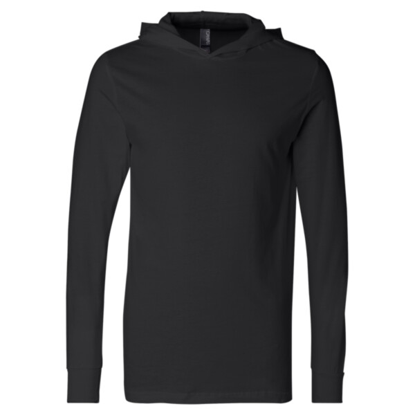 Unisex Jersey Hooded Long Sleeve Tee Thumbnail