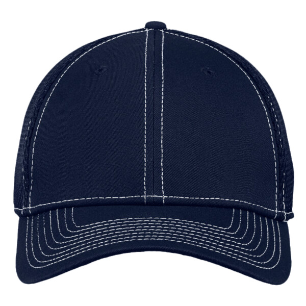 Stretch Mesh Contrast Stitch Cap Thumbnail