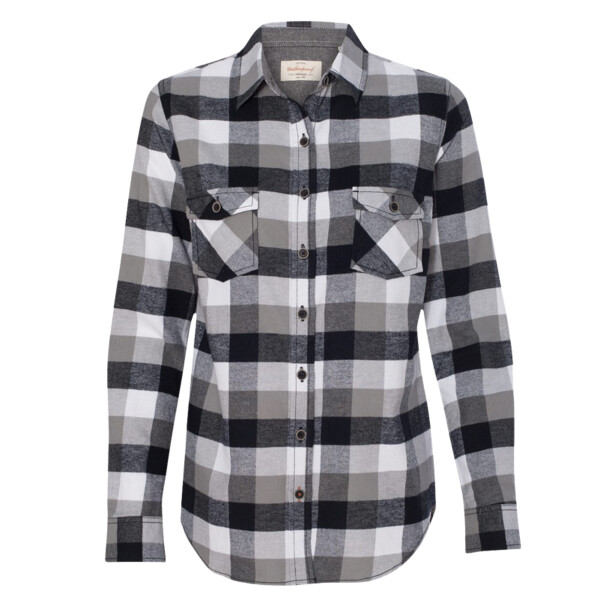 Women's Vintage Brushed Flannel Shirt Thumbnail