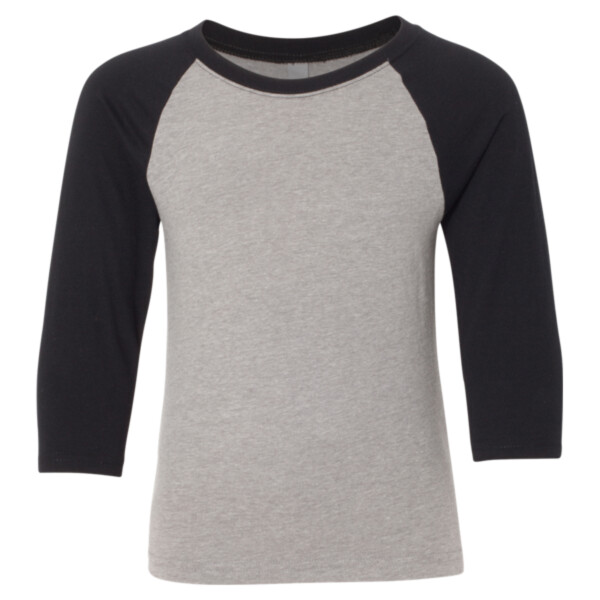 Youth CVC Three-Quarter Sleeve Raglan T-Shirt Thumbnail