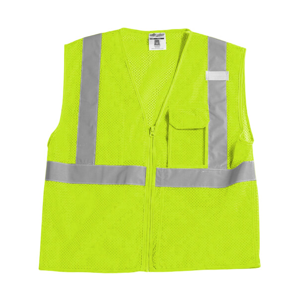 Unisex Clear ID Vest with Zipper Closure Thumbnail