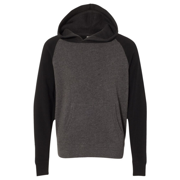 Youth Lightweight Special Blend Raglan Hooded Sweatshirt Thumbnail