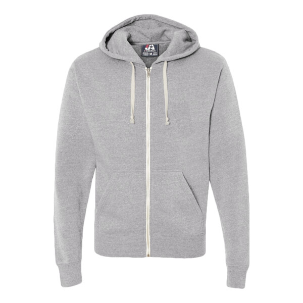 Men's Triblend Full-Zip Hooded Sweatshirt Thumbnail