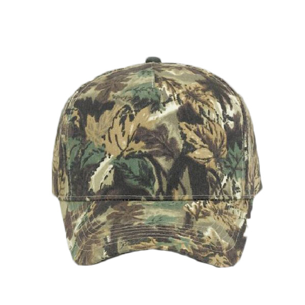 OTTO CAP® Camouflage 5 Panel Mid Profile Baseball Cap Thumbnail