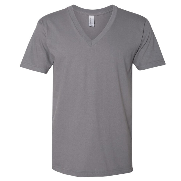Unisex Fine Jersey V-Neck Tee Thumbnail