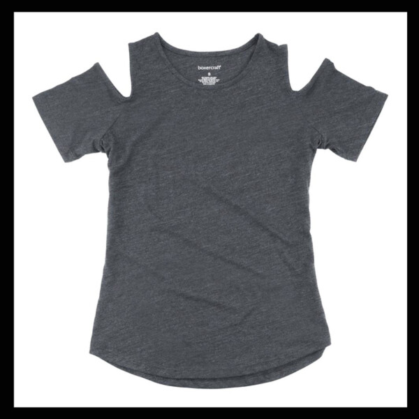 Women's Cold Shoulder T-Shirt Thumbnail