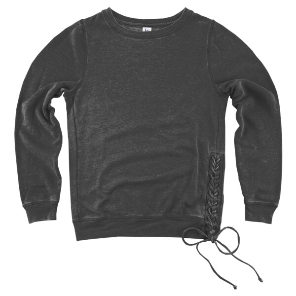 Women’s Enzyme-Washed Rally Lace-Up Sweatshirt Thumbnail