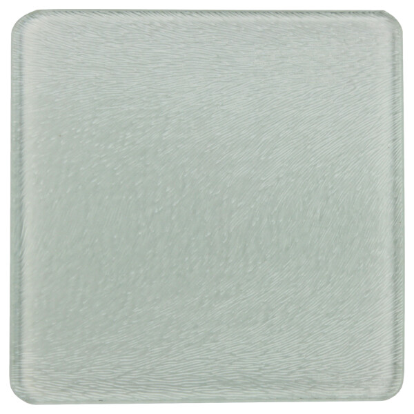 Square DyeTrans Glass Coaster, with White Sublimation Backing, 3.93" x 3.93" x .16". Tempered Textu Thumbnail