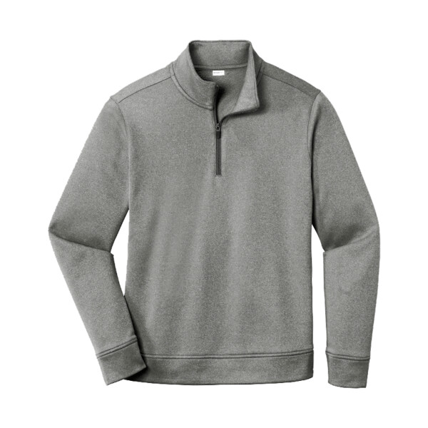 PosiCharge ® Sport Wick ® Heather Fleece 1/4 Zip Pullover Thumbnail