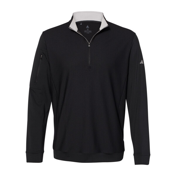 Men's Textured Quarter-Zip Pullover Thumbnail