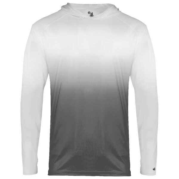 Youth Ombre Hooded Long Sleeve T-Shirt Thumbnail