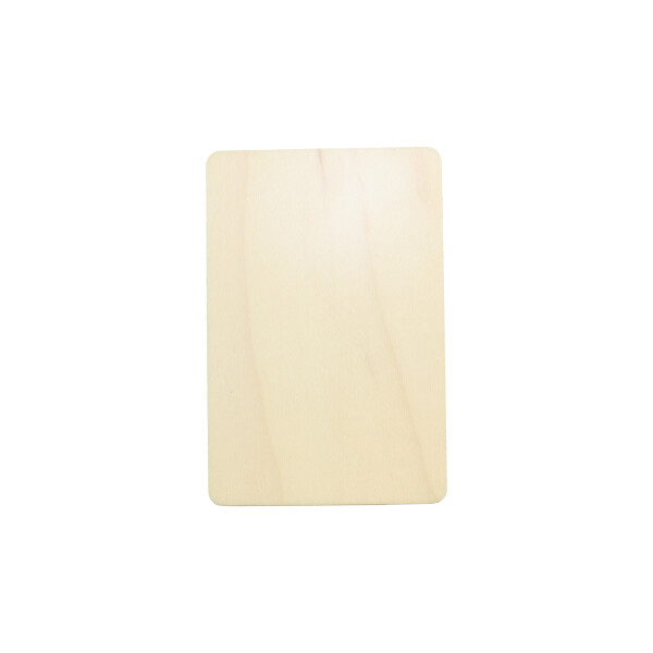 Rectangle Natural Wood Photo Magnet Thumbnail