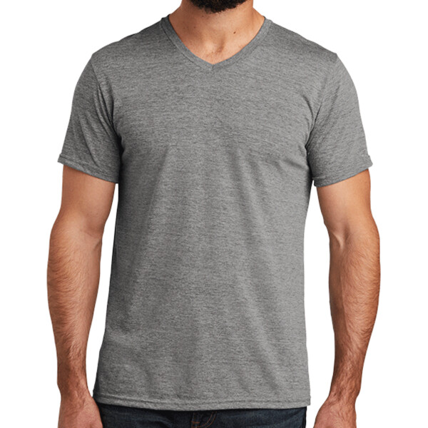 Unisex Tri Blend V Neck Tee Thumbnail