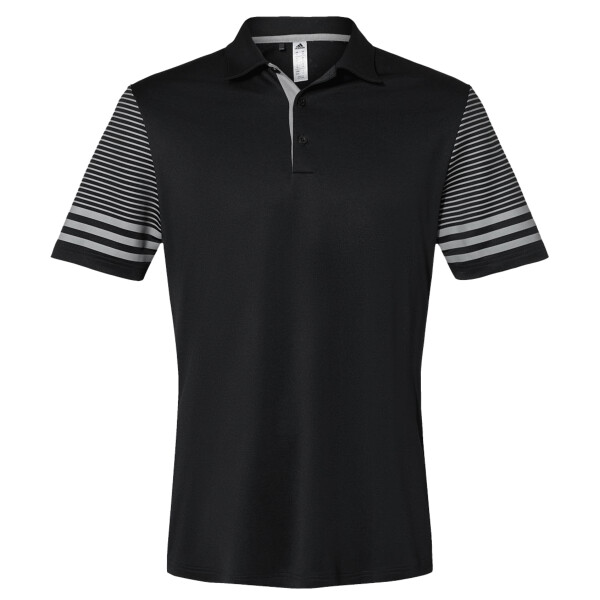 Men's Striped Sleeve Polo Thumbnail