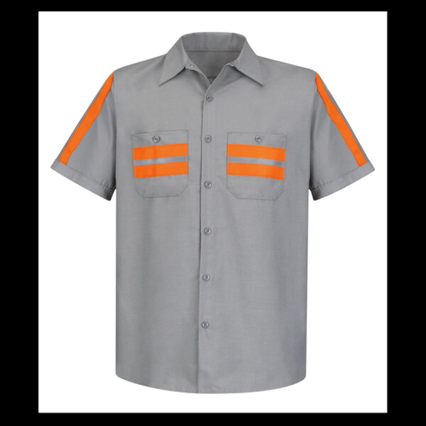 Men's Tall Enhanced Visibility Industrial Work Shirt Thumbnail