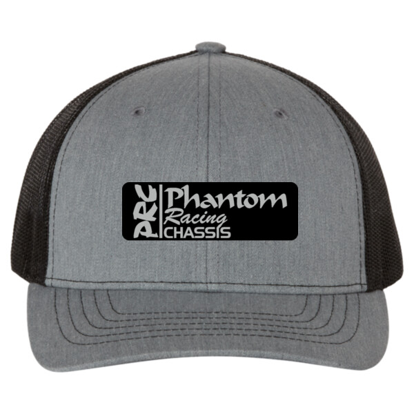 PRC Leather Logo Mesh Snapback Hat - Youth  Thumbnail